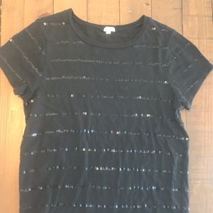 Black shirt with Sequins